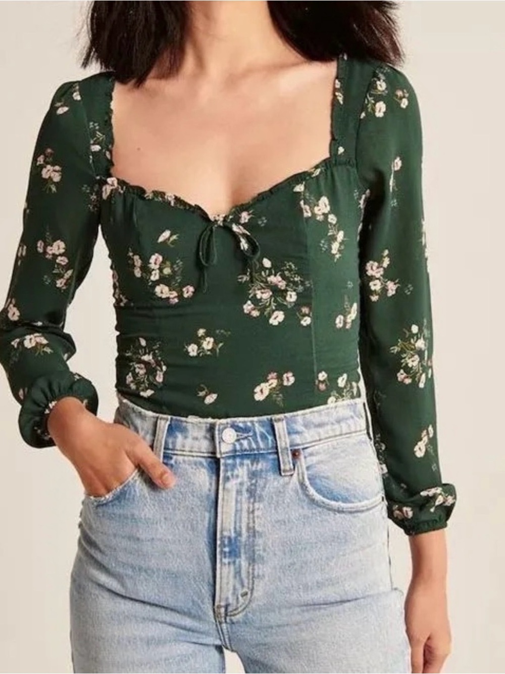 Abercrombie and Fitch Sweetheart Top